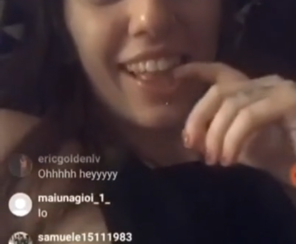 Italian slut on instagram naked on live